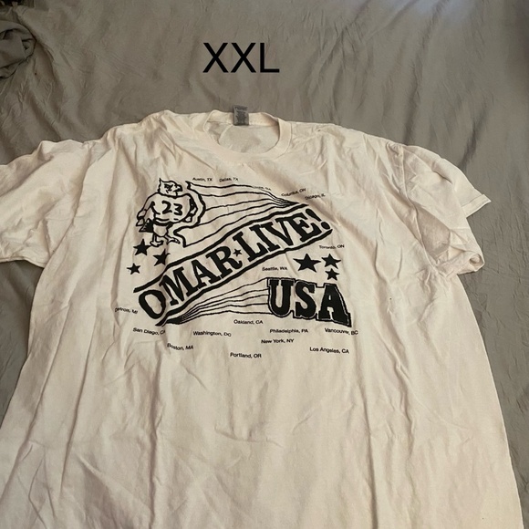 OMAR LIVE: CONCERT T SHIRT - Picture 1 of 1